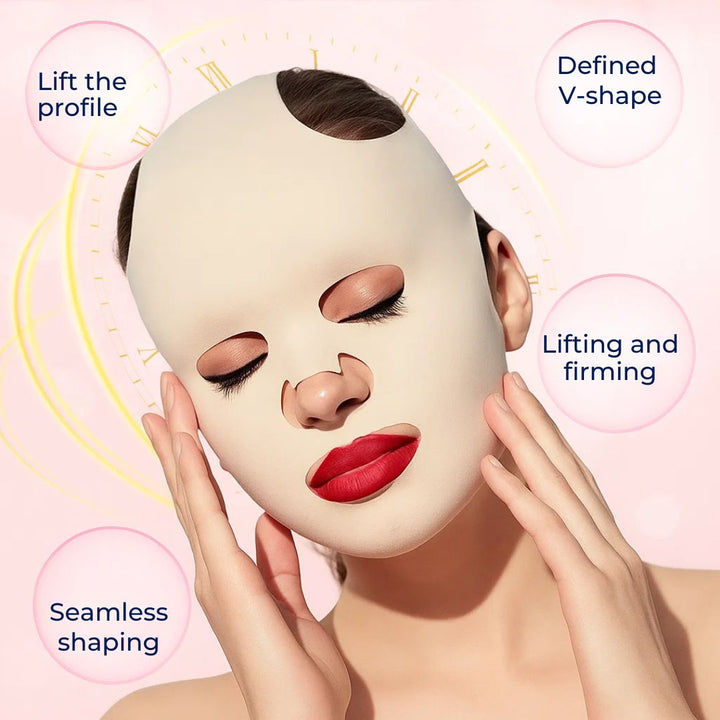 FirmLift | Anti‑Wrinkle Face Lift Mask – Reusable Compression – Soft Ergonomic Fit – Overnight Firming & Tightening for Mature Skin Kalsten