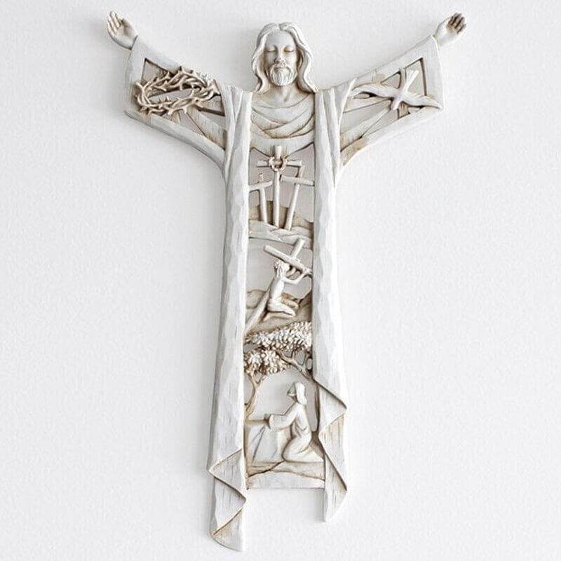 Kalsten | Risen Christ Wall Cross Jesus Figures