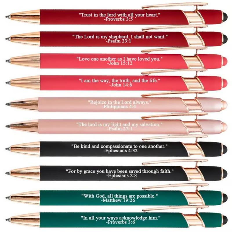 Kalsten | ️Premium Comfort Bible Verse Pens – 10 pcs