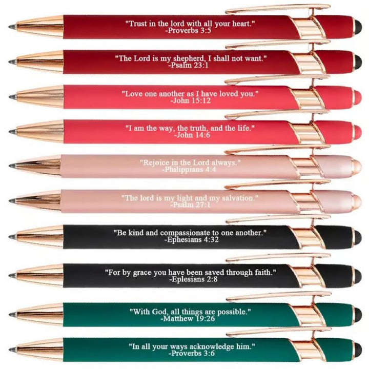Kalsten | ️Premium Comfort Bible Verse Pens – 10 pcs