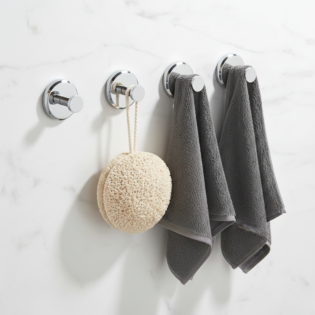 Suction Cup Hooks Without Drilling 2-Piece Set | Kalsten