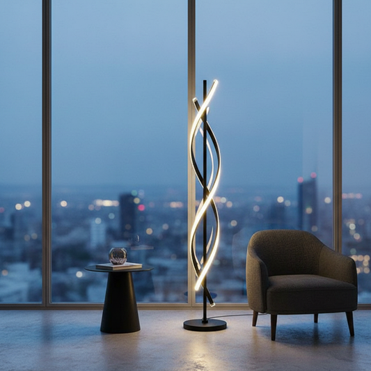 Astra Helix Sleek Floor Lamp