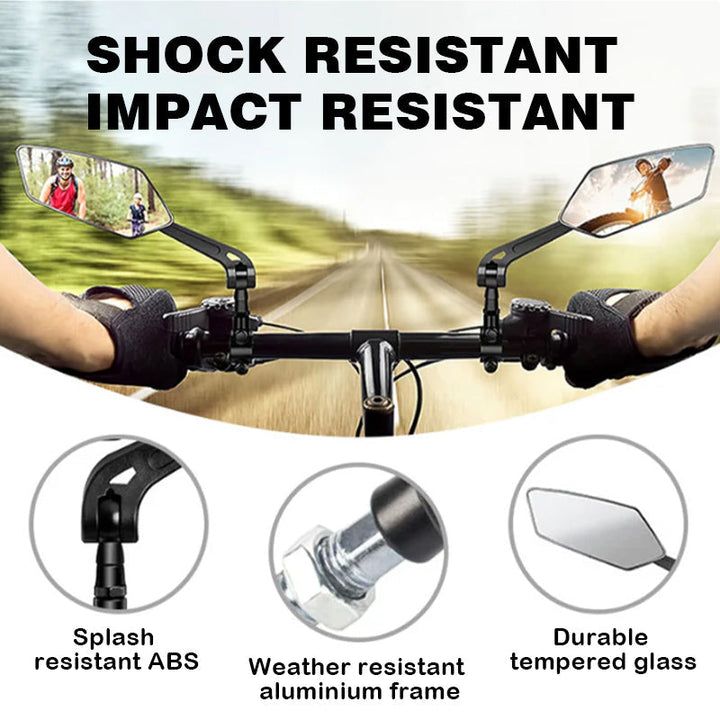 Kalsten | 360° rotatable and adjustable bicycle rearview mirror