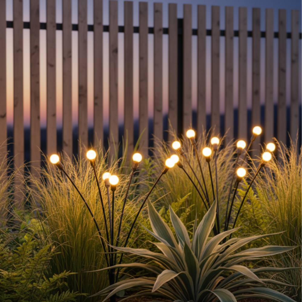 Solar Firefly Garden Lights, 120 Lumens