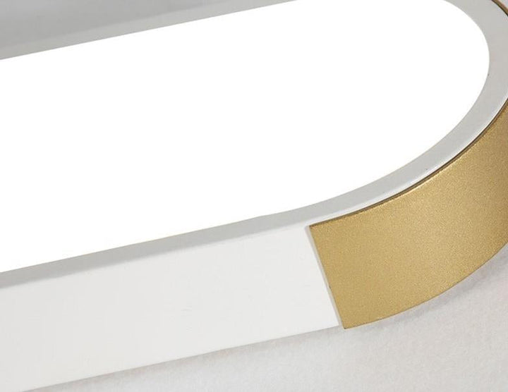 Flush Mount LED Ceiling Light Iron Acrylic 25.6 in Modern Living Room Bedroom Hallway Lighting 3 Color Temperature Adjustable | Kalsten
