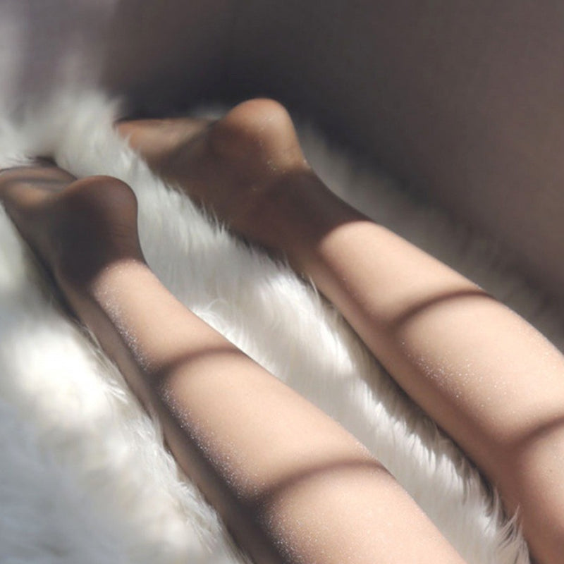 Kalsten | Seamless step pearl-gloss ultra-thin tights