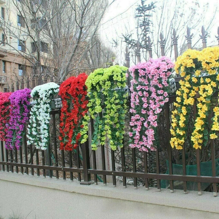 Vivid Artificial Hanging Orchid Bunch | Kalsten