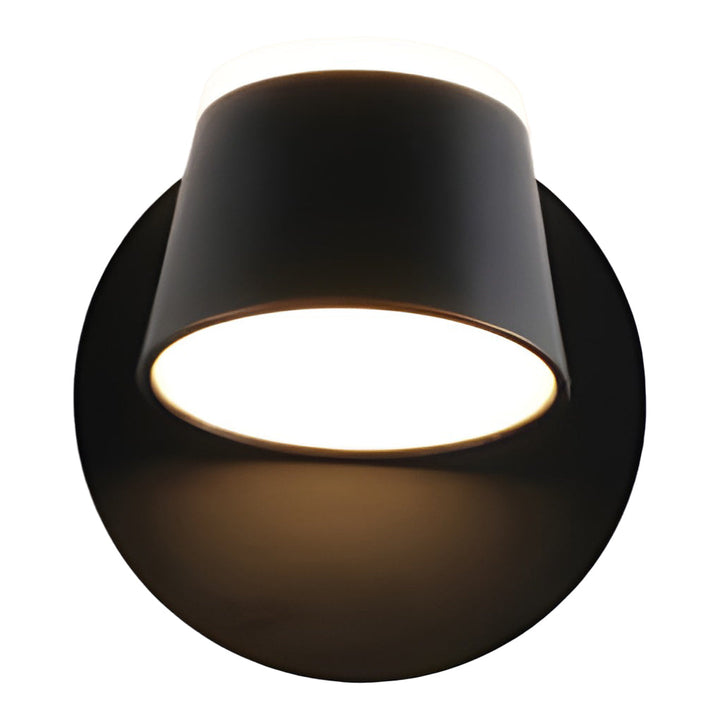 LED Wall Sconce – Adjustable Up Down Light Black Aluminum (13cm / 5in) | Kalsten