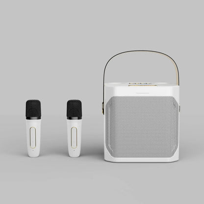 Skanto | Karaoke Bluetooth Speaker | 360° Surround Sound, Dual Microphones & Portable for Parties and Outdoor Gatherings