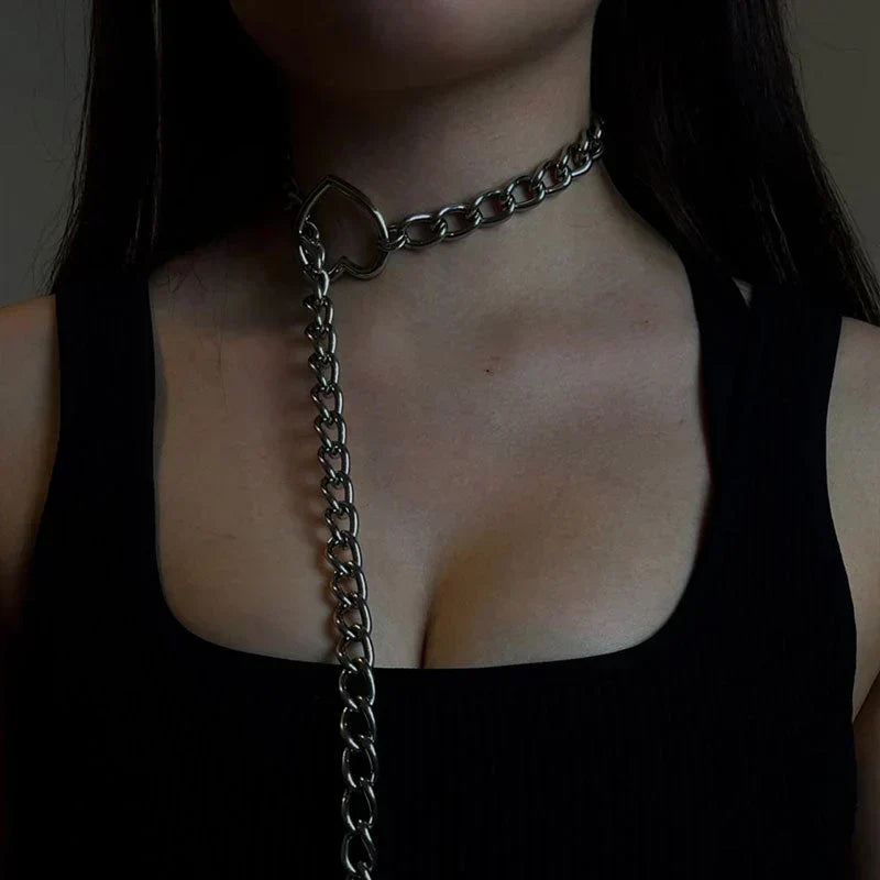 Kalsten | Gothic Punk Heart Necklace