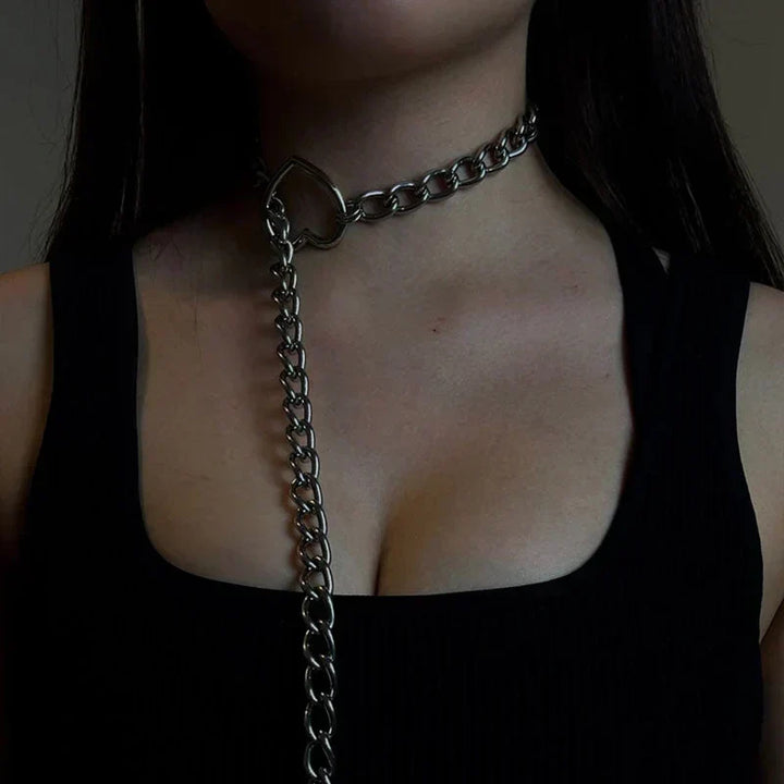 Kalsten | Gothic Punk Heart Necklace