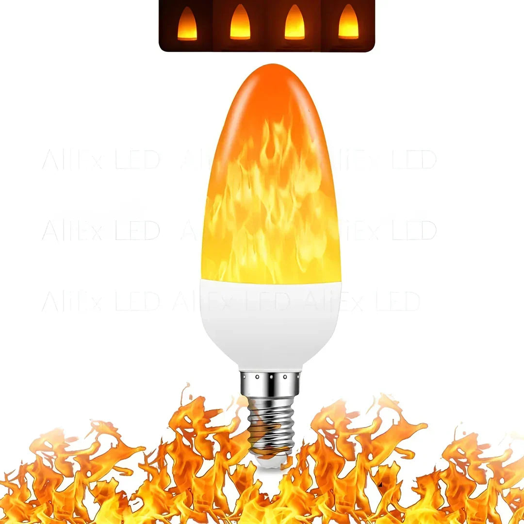 LED Flame Effect Lamp – Realistic Glow