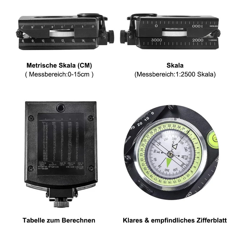 Multifunctional compass with flip-flop function | Kalsten