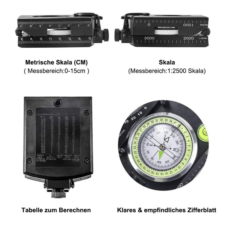 Multifunctional compass with flip-flop function | Kalsten