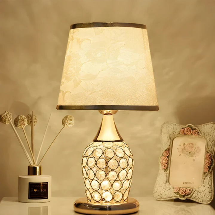 Luxury LED Table Lamp With Crystal Glow | Kalsten