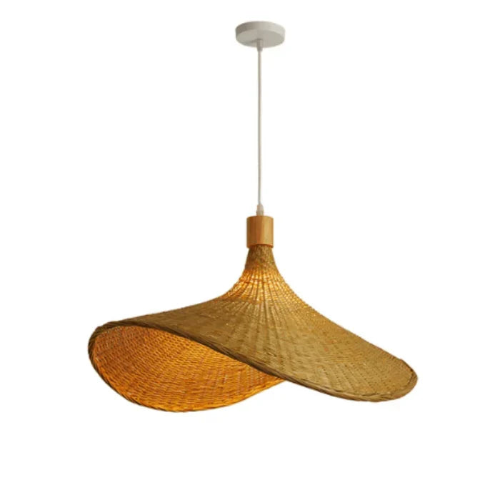 Wicker Pendant Lamp - RusticWeave | Kalsten