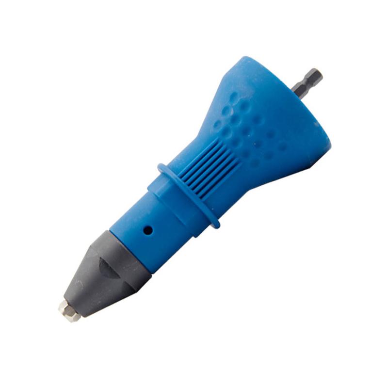 Removable rivet gun drill adapter | Kalsten
