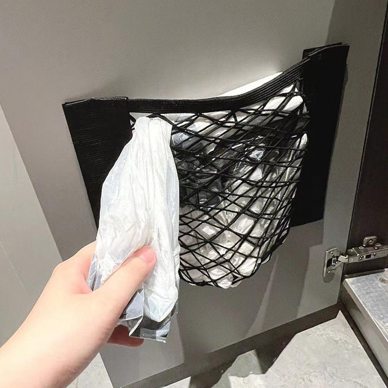 Plastic bag storage mesh bag (With adhesive tape) | Kalsten