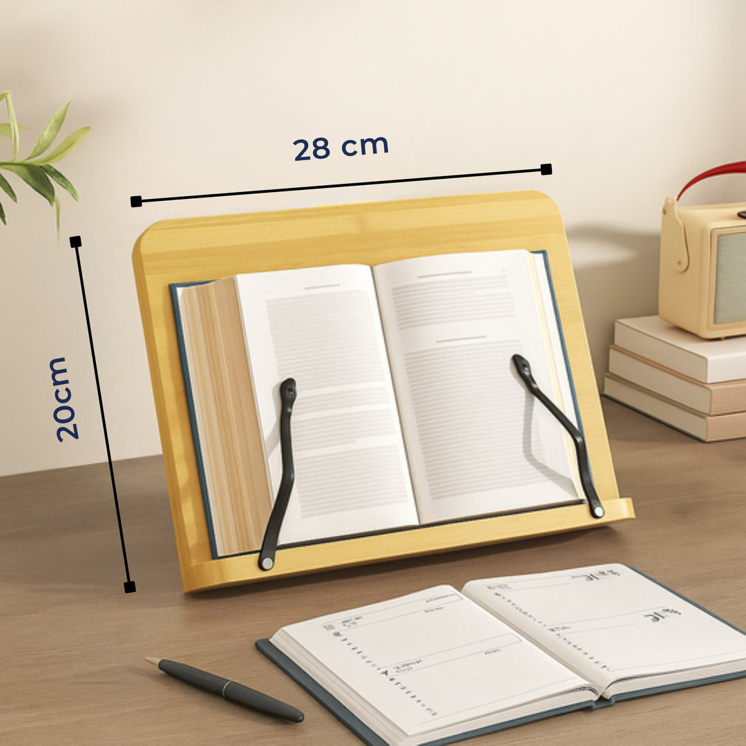 Foldable Adjustable – Wooden Stable Frame – Cookbooks Tablets and Hands-free Reading Kalsten