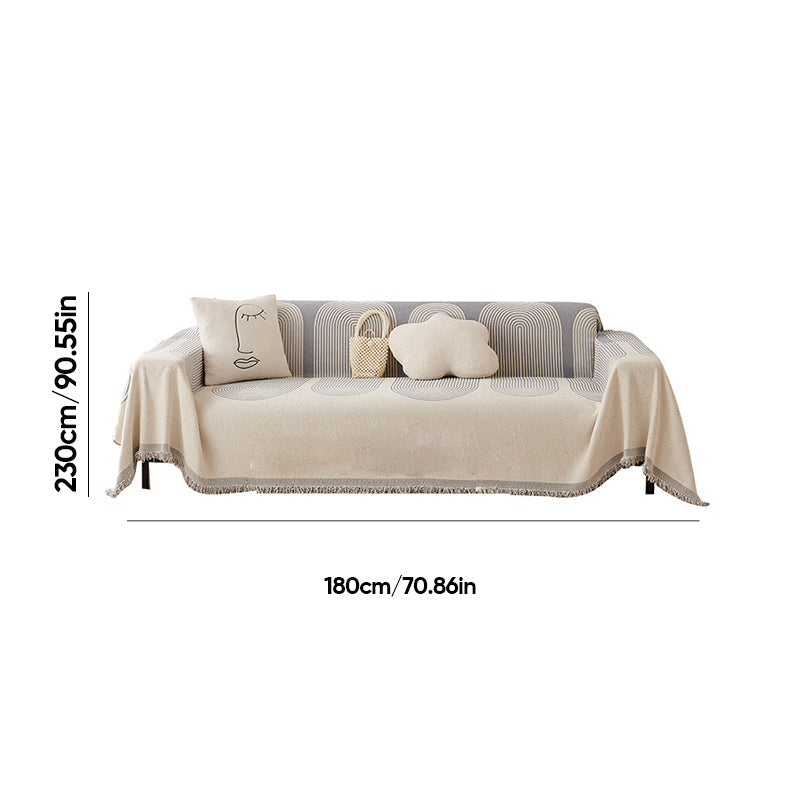 Double Sided Chenille Sofa Cover | Kalsten