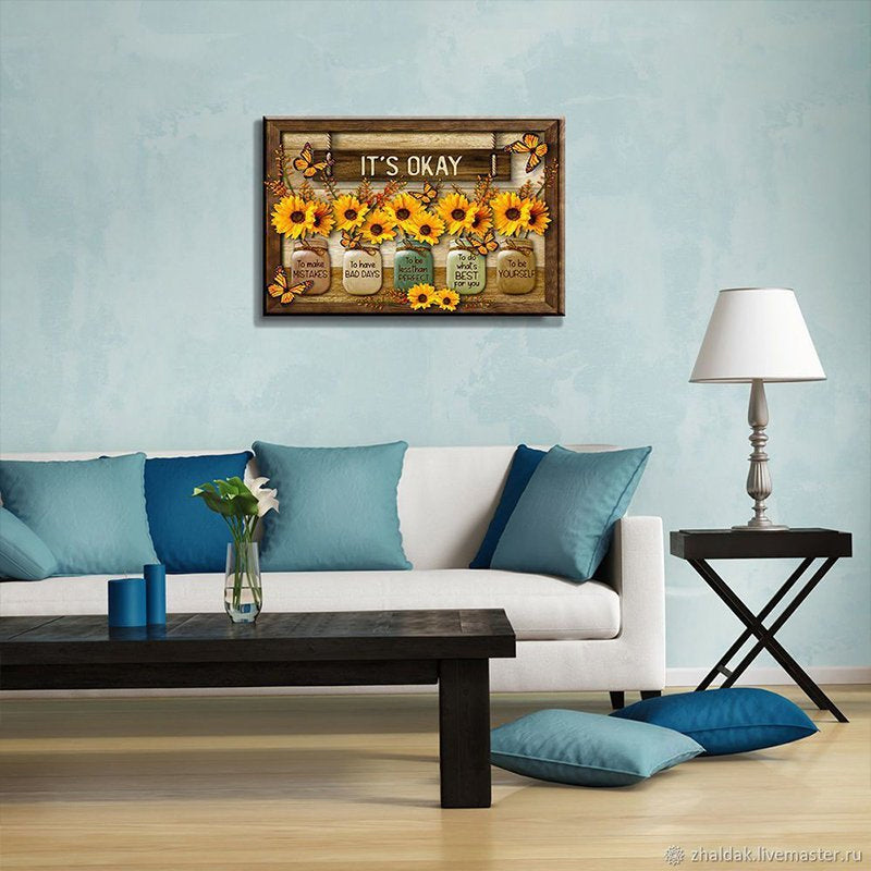 Kalsten | Butterfly Sunflower Wall Art