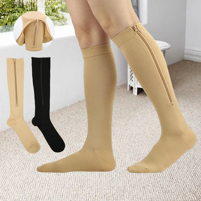 Kalsten | Elastic Compression Socks with Zipper