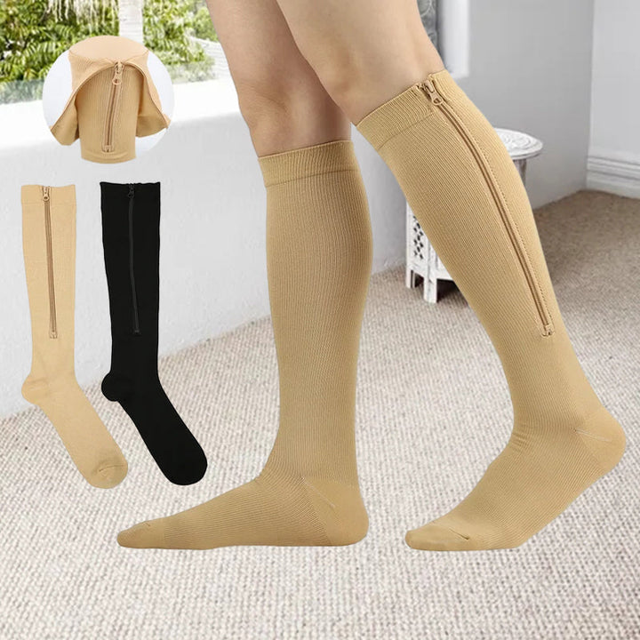Kalsten | Elastic Compression Socks with Zipper