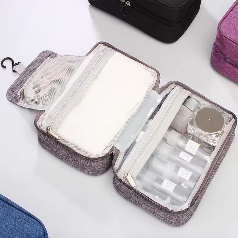 Water-repellent make-up bag with hanging hook | Kalsten
