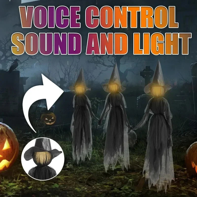 Kalsten | Glowing Hand-Holding Halloween Witch Decor