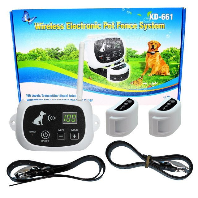 Kalsten | Wireless Dog Containment System with Training Function – Suitable for Small and Large Gardens