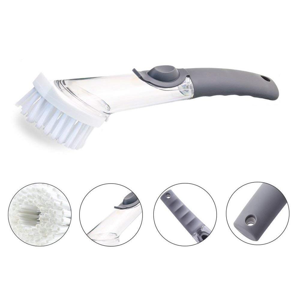 Dish Brush with Detergent Dispenser | Kalsten