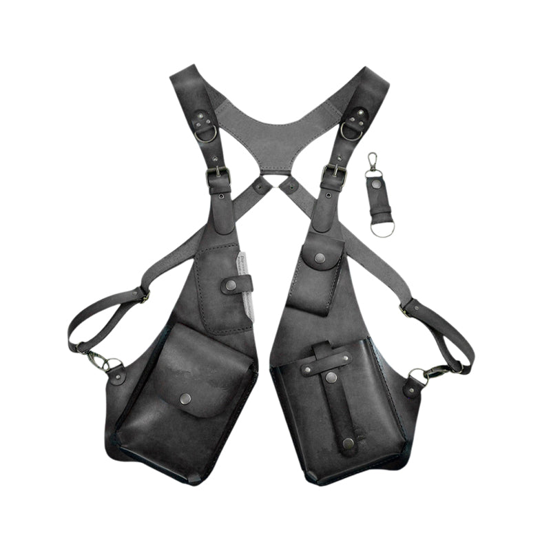 Medieval Steampunk shoulder bag with retro strap | Kalsten