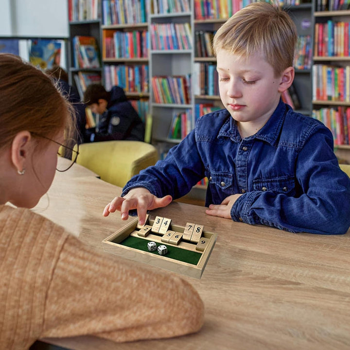 Shut The Box Game - Fun Table Math Game for Adults and Kids | Kalsten