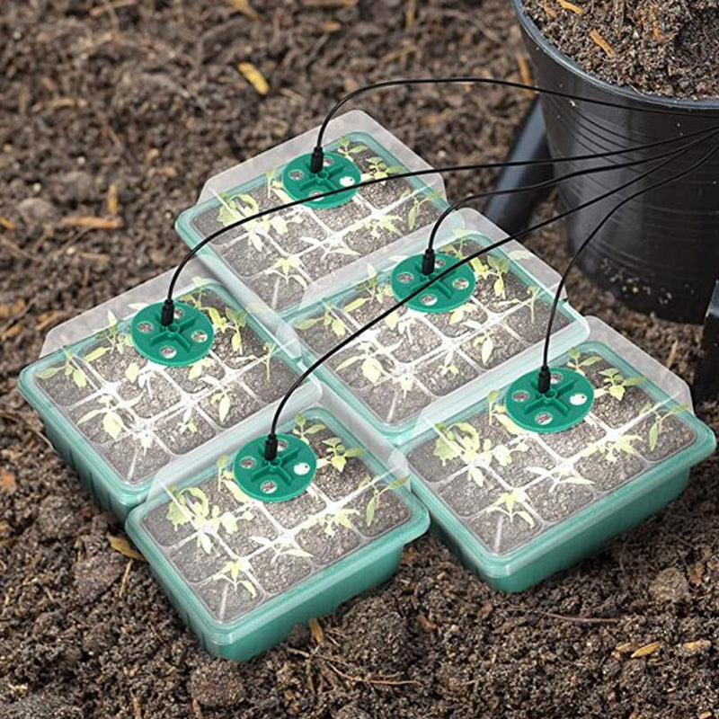 Seed Starter Trays with Grow Light, 5 sets | Kalsten