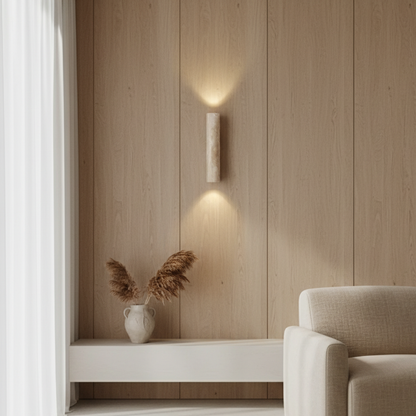 Travertine Up/Down Wall Sconce