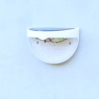 Solar Semi Circle Outdoor Waterproof Light Shadow Fence Wall Sconce Lamp | Kalsten