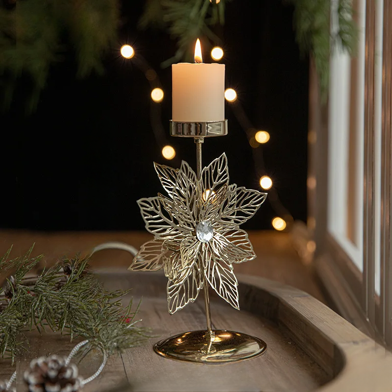 Christmas Candle Holders - Star and Christmas Tree Design for Festive Decoration | Kalsten