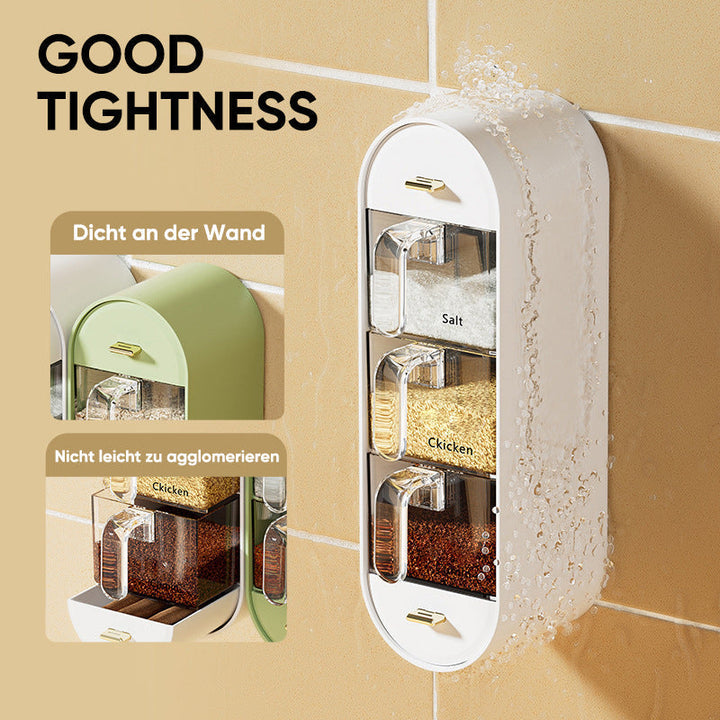Space-saving spice jar for wall mounting | Kalsten