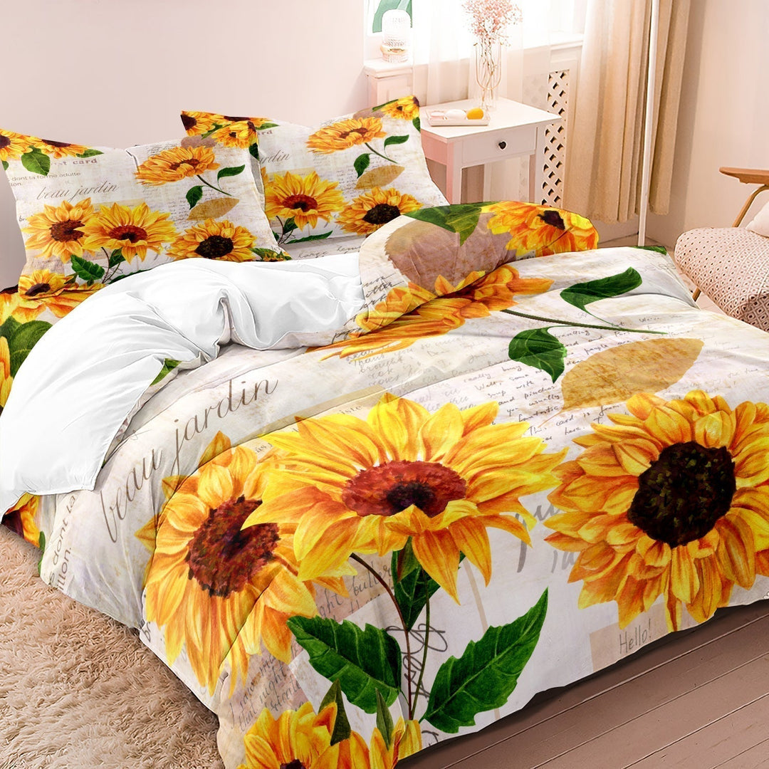 Soft Sunflower Duvet Cover – Natural Bedroom Renewal Kalsten