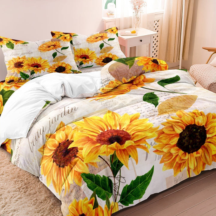 Soft Sunflower Duvet Cover – Natural Bedroom Renewal Kalsten
