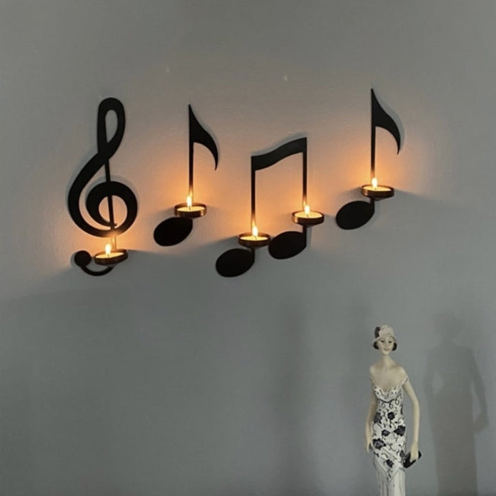 Black Musical Note Wall Light | Kalsten