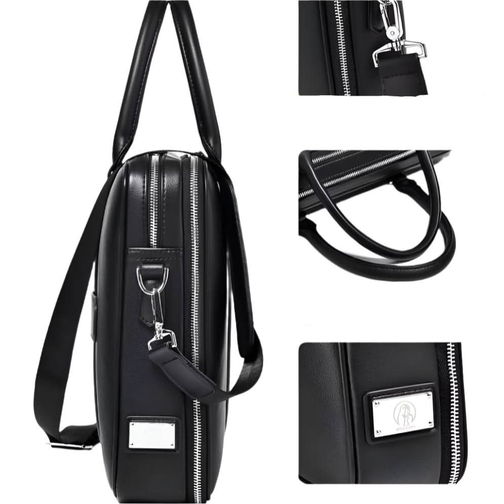 Kalsten | Manhattan Leather Business Laptop Briefcase Crossbody Handbag