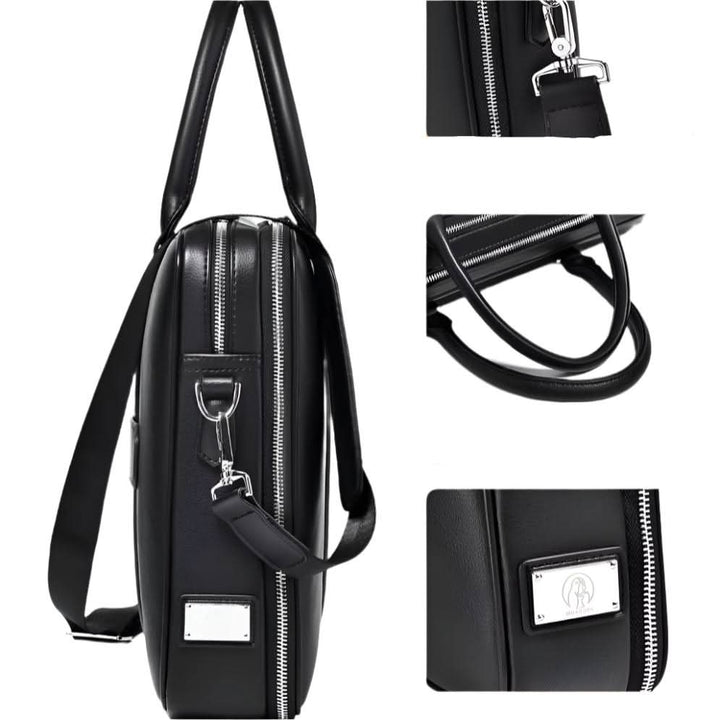 Kalsten | Manhattan Leather Business Laptop Briefcase Crossbody Handbag