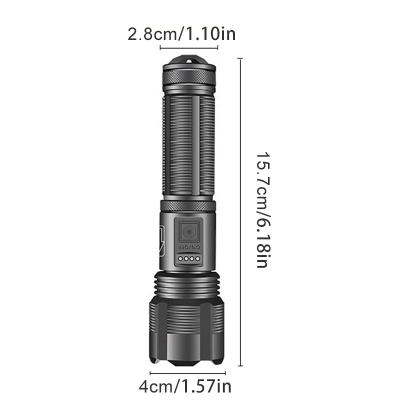 XHP50 Waterproof Zoomable Bright Flashlight | Kalsten