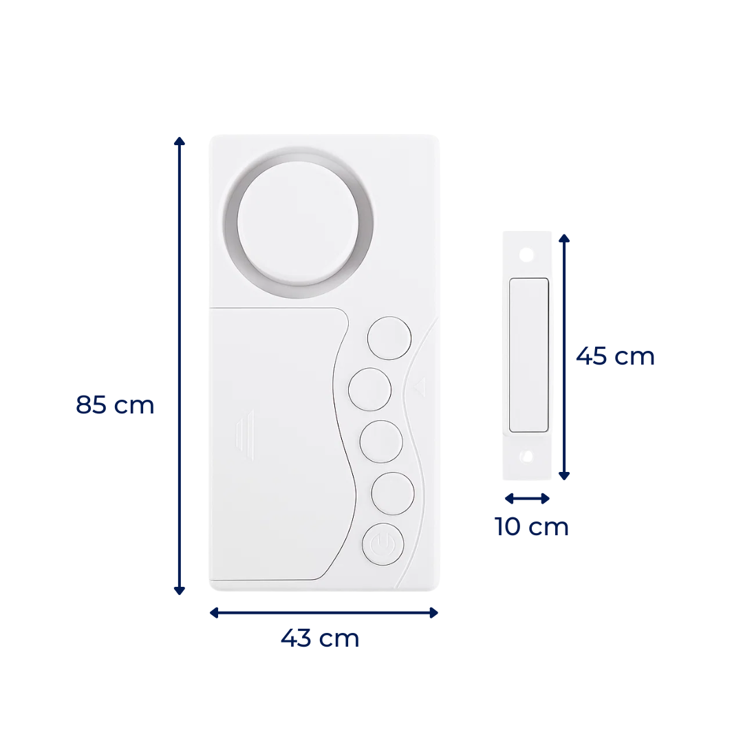 Instant Alert Modes – 108dB Loud Slim Design – Easy Install – Protect Kids & Home Security Kalsten