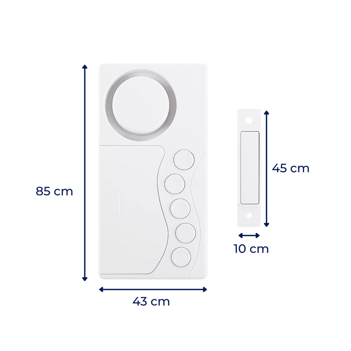 Instant Alert Modes – 108dB Loud Slim Design – Easy Install – Protect Kids & Home Security Kalsten