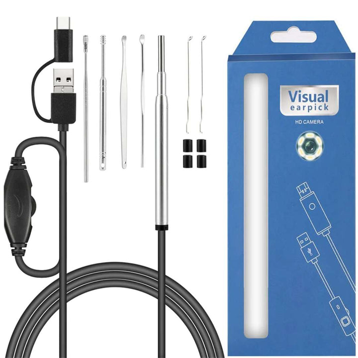 EarVision Professional Ear Endoscope – HD Inspection – Live Monitoring – Capture Images & Video – Removes Wax & Foreign Objects Kalsten