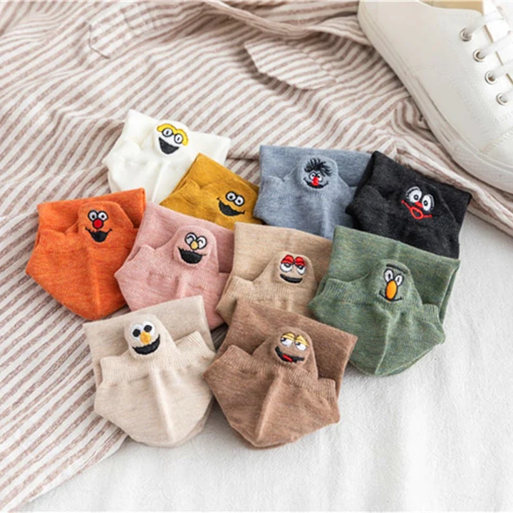 Kalsten | Sesame Street embroidered crew socks (10 pairs)
