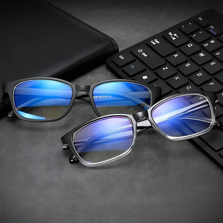 VisionGuard Blue Light Glasses | Eye Strain Relief - Sleep Improvement - Computer screen glasses - Anti-Reflective Coating Kalsten