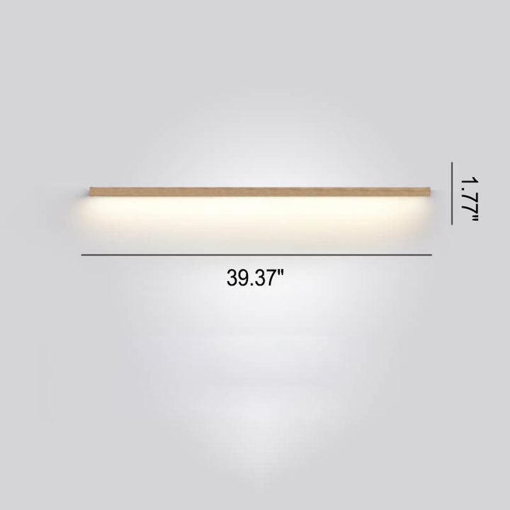 Kalsten | ZenBeam Japanese LED Wall Light | Solid Wood Design | Modern Accent Lighting